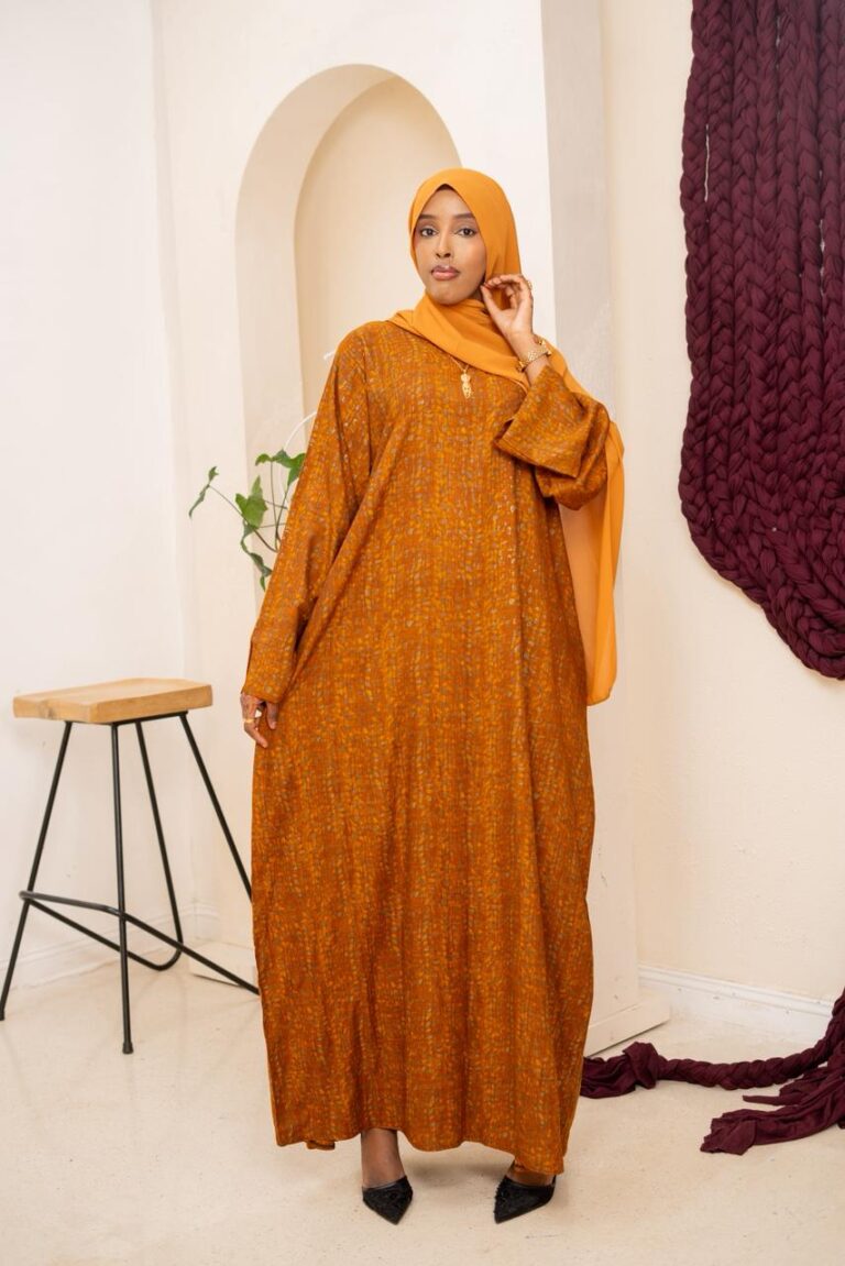 Orange Abaya