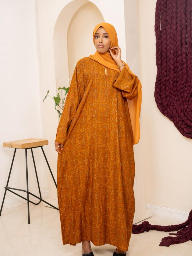 Orange Abaya