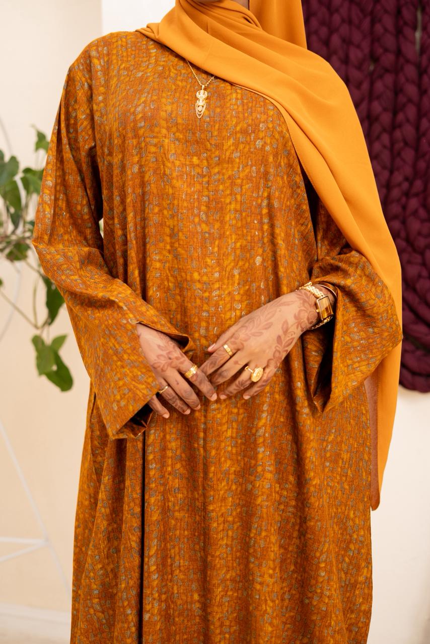 Orange Abaya