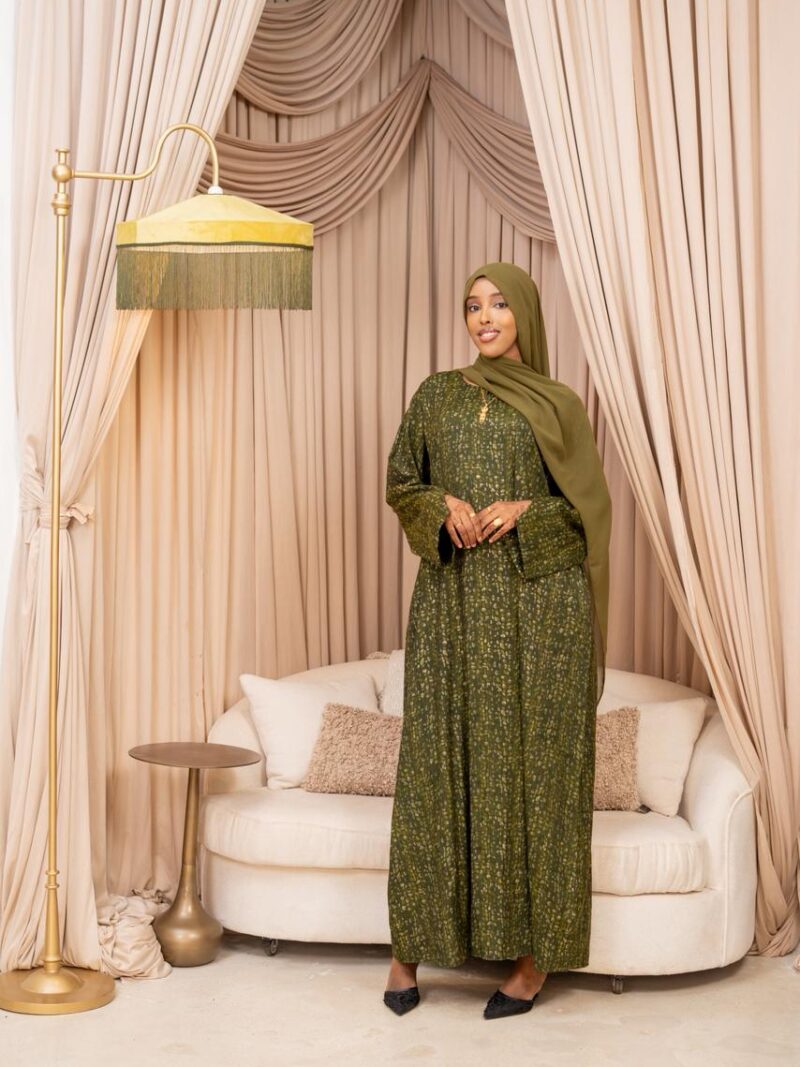 Warda Abaya in Green