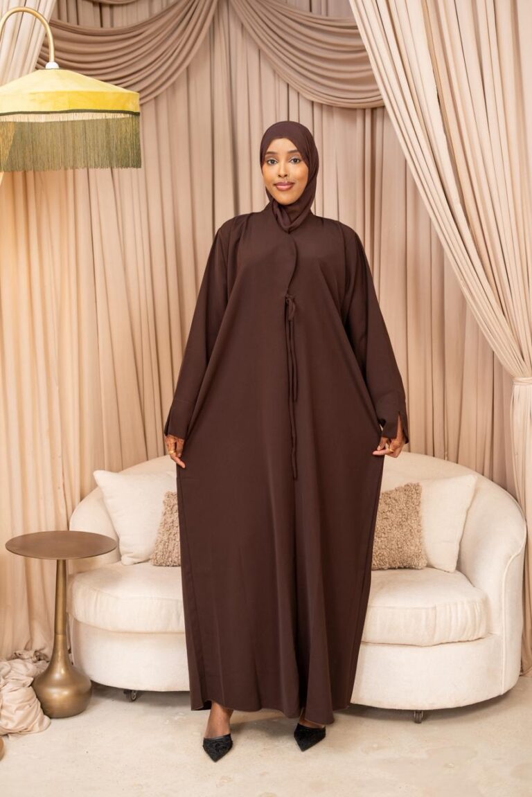 Brown Lana Abaya